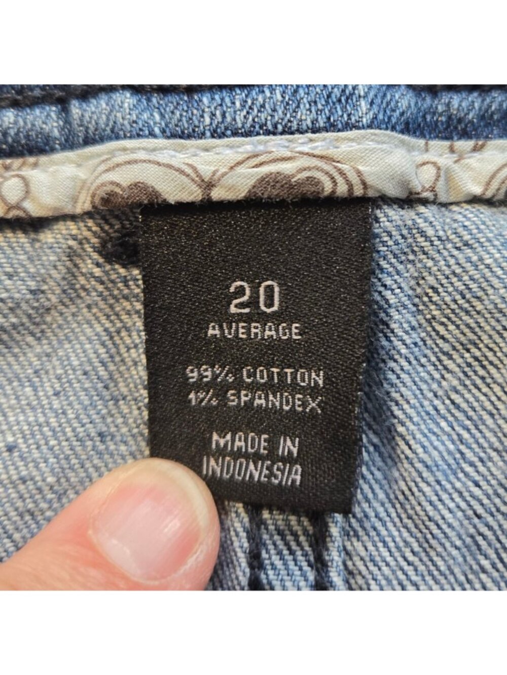 Lane Bryant Womens Embroidered Denim Jeans Distressed Medium Wash Size 20 Averag - Picture 15 of 16